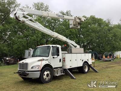 Terex HRX-55, 60 ft, Articulating & Telescopic Material Handling Bucket Truck
