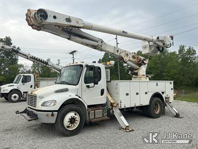 Altec AM55, 60 ft, Over-Center Material Handling Bucket Truck