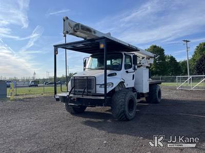 Terex/HiRanger XT60, 65 ft, Over-Center Bucket Truck