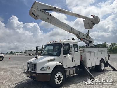 Altec AN55E-OC, 60 ft, Over-Center Material Handling Bucket Truck