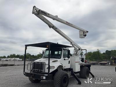Terex XT60RM, 65 ft, Over-Center Bucket Truck