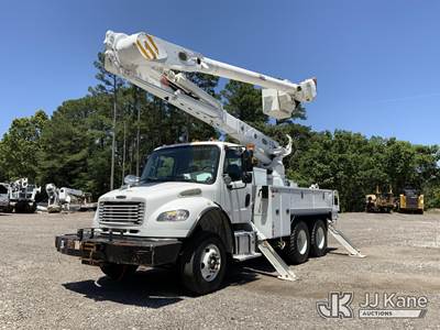 Altec AM55-MH, 60 ft, Over-Center Material Handling Bucket Truck