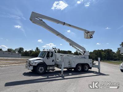 Altec A77TE93, 98 ft, Articulating & Telescopic Material Handling Elevator Bucket Truck