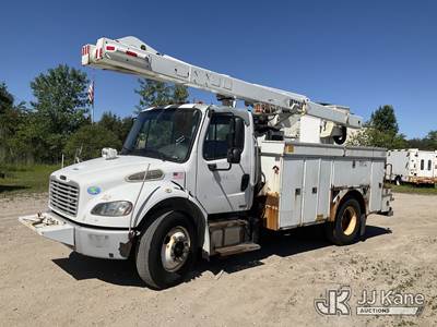 Versalift VO43I, 48 ft, Over-Center Bucket Truck