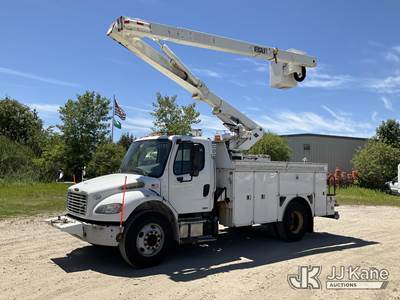 Versalift VO43I, 48 ft, Over-Center Bucket Truck