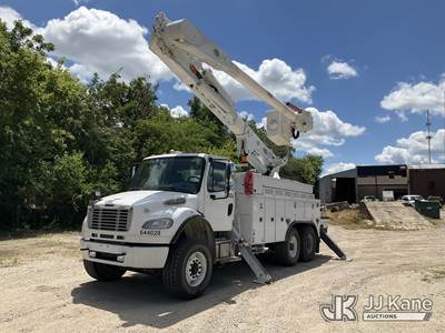 Altec AM55-E, 61 ft, Over-Center Material Handling Bucket