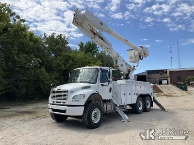 Altec AM55-E, 60 ft, Over-Center Material Handling Bucket Truck