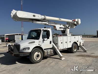 Altec AM55-E, 60 ft, Over-Center Material Handling Bucket Truck