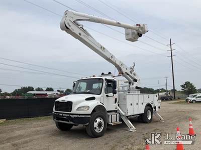 Altec AA55, 60 ft, Articulating Material Handling Bucket Truck