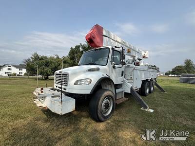 Altec A55E-OC-E68, 800 Lb 73 ft, Material Handling Elevator Bucket Truck