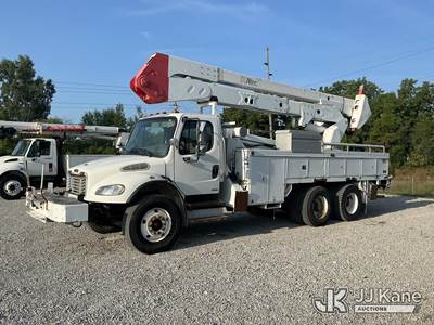 Altec A55OC-E68, 73 ft, Material Handling Elevator Bucket Truck