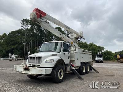 HiRanger TC55-MH, 60 ft, Material Handling Bucket Truck