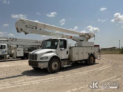 HiRanger/Terex 5TC-55, 60 ft, Articulating & Telescopic Material Handling Bucket Truck
