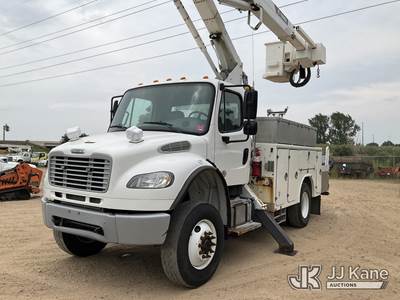 HiRanger TL41-MH, 46 ft, Articulating & Telescopic Material Handling Bucket Truck