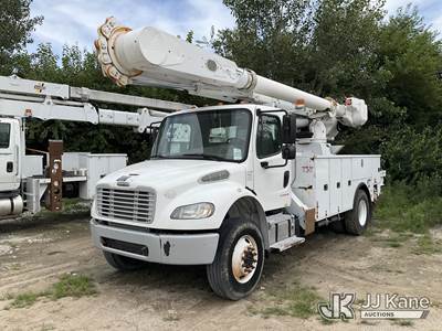 Altec AM55-E, 60 ft, Over-Center Material Handling Bucket