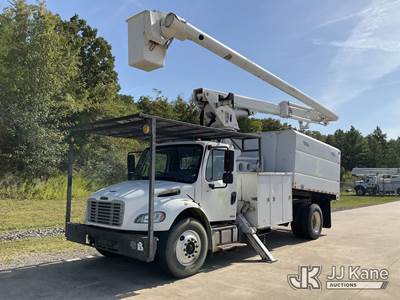 Altec LRV60-E70, 75 ft, Over-Center Elevator Bucket Truck