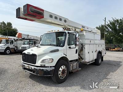 Versalift V0355MHI, 60 ft, Over-Center Material Handling Bucket Truck