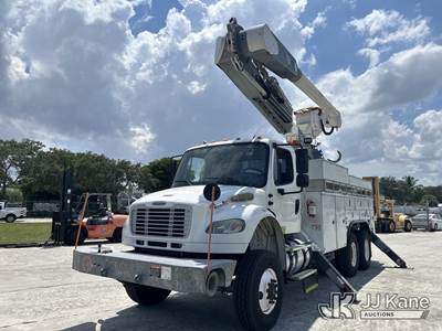 Altec AM55E, 61 ft, Over-Center Material Handling Bucket