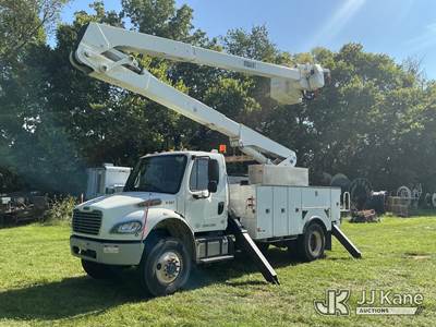 Versalift Vo455MHI, 60 ft, Over-Center Material Handling Bucket