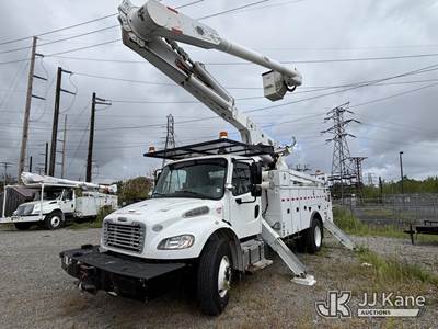 Altec AM55E, 60 ft, Over-Center Material Handling Bucket Truck