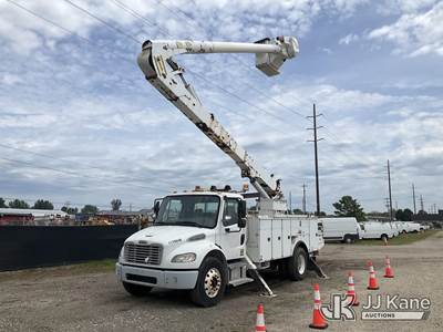 Altec AA55-MH, 60 ft, Articulating Material Handling Bucket Truck
