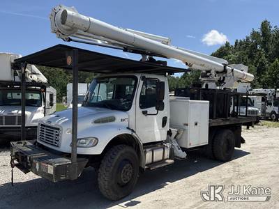 Altec LR760-E70, 75 ft, Over-Center Elevator Bucket Truck