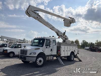 Altec AN55E-OC, 62 ft, Over-Center Material Handling Bucket Truck