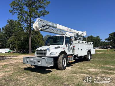 HiRanger TCX-55, 60 ft, Material Handling Bucket Truck