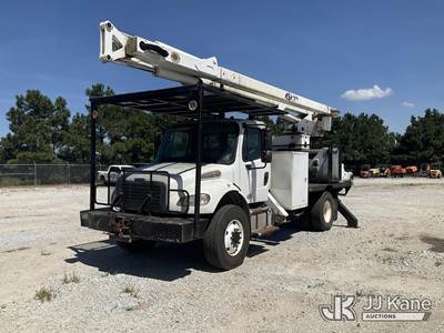 Terex/HiRanger XT60/70, 75 ft, Over-Center Elevator Bucket Truck