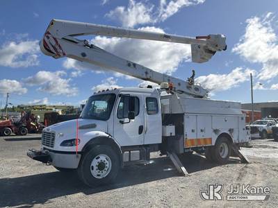 Altec AN55E-OC, 61 ft, Over-Center Material Handling Bucket Truck