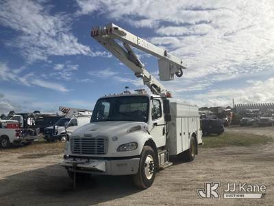 Versalift VO43I-01, 48 ft, Over-Center Bucket Truck