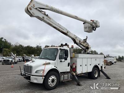 Altec AN55E-OC, 61 ft, Over-Center Material Handling Bucket