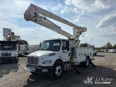 Terex HR-52MH, 57 ft, Material Handling Bucket Truck