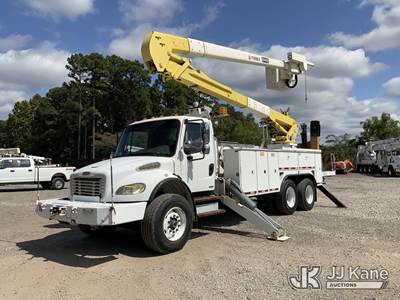 HiRanger 5TC-55/70, 75 ft, Material Handling Elevator Bucket Truck