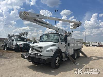 Altec AM55E, 61 ft, Over-Center Material Handling Bucket Truck