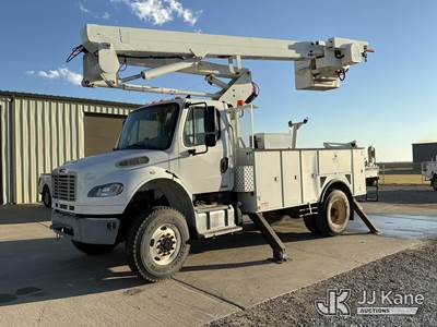 HiRanger TL50M, 55 ft, Articulating & Telescopic Material Handling Bucket Truck