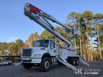 Terex/HiRanger TM100, 105 ft, Articulating & Telescopic Material Handling Bucket Truck