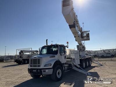 Altec AH125, 125 ft, Articulating & Telescopic Material Handling Platform Truck
