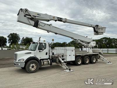 Altec AH125, 125 ft, Articulating & Telescopic Material Handling Bucket Truck