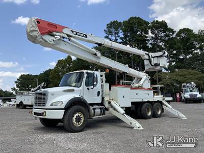 Terex TM100, 105 ft, Articulating & Telescopic Material Handling Elevator Bucket Truck