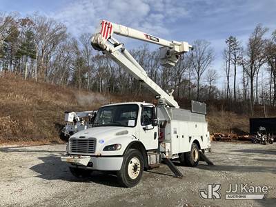 HiRanger HR46-M, 51 ft, Material Handling Bucket Truck