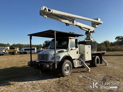 Altec LR7-60E70-RM, 75 ft, Over-Center Elevator Bucket Truck