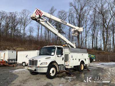 HiRanger HR52-M, 57 ft, Material Handling Bucket Truck