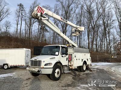 HiRanger HR52-M, 57 ft, Material Handling Bucket Truck