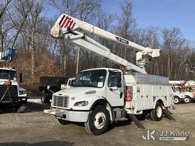 HiRanger HR52-M, 57 ft, Material Handling Bucket Truck
