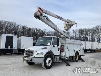 HiRanger HR46-M, 51 ft, Material Handling Bucket Truck