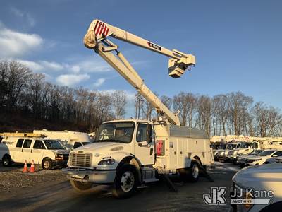 HiRanger HR52-M, 57 ft, Material Handling Bucket Truck