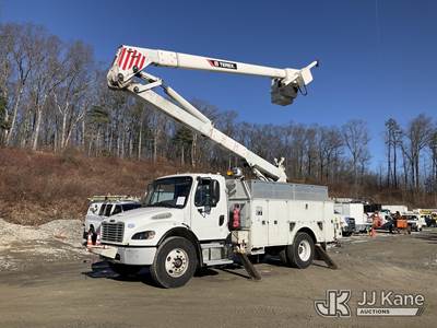 HiRanger HR52-M, 57 ft, Material Handling Bucket Truck