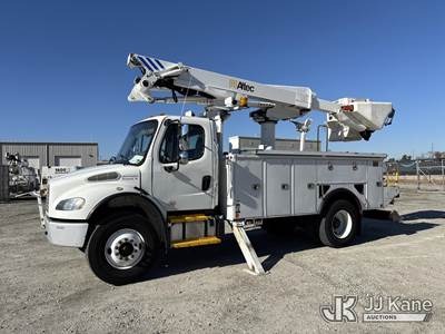 Altec AT48M, 53 ft, Articulating & Telescopic Material Handling Bucket Truck