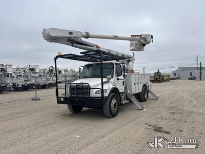 Altec AM55, 60 ft, Over-Center Material Handling Bucket Truck